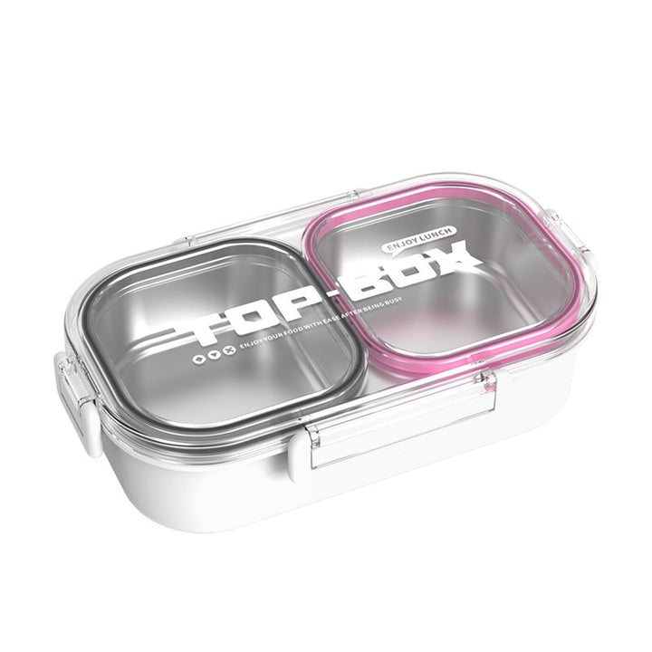 Triple-Compartment Food Storage Container
