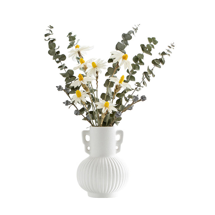 Textured Decorative Ceramic Flower Vase Stornfeild