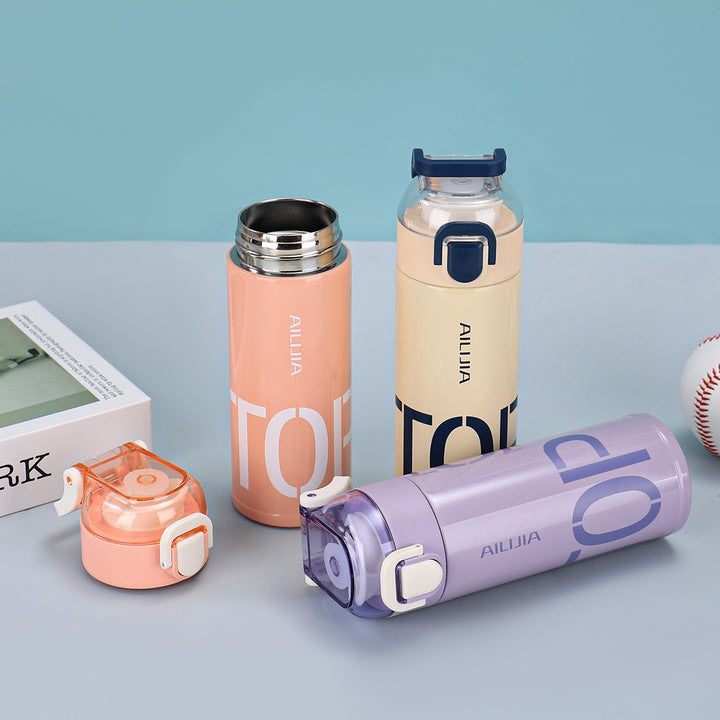 Women's Innovative Drink Bottle with Flip Top Closure Stornfield
