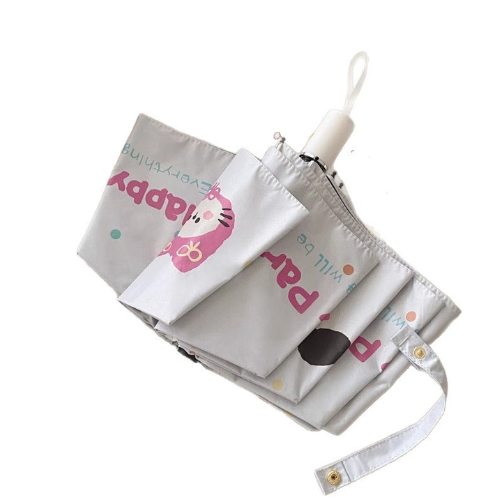 Women's folding umbrella with creative cartoon design Stornfield