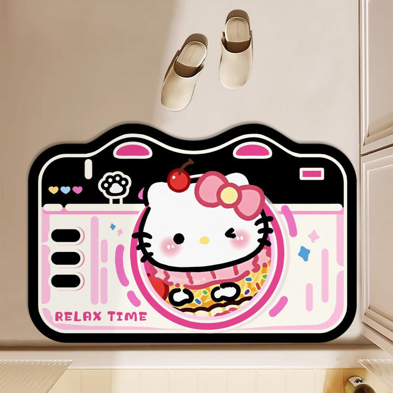 Cute Cartoon-Themed Bath Mat