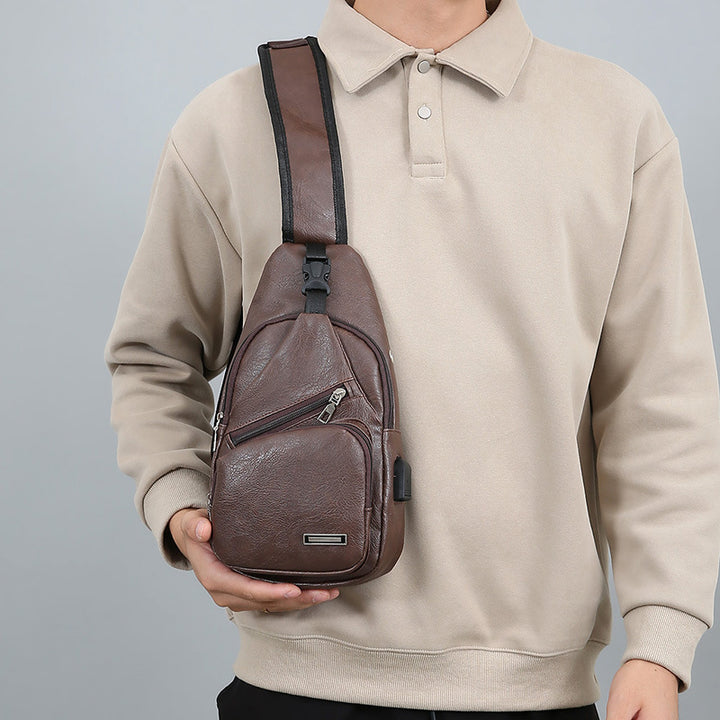 Multi-Compartment Stylish Sling Bag Stornfield