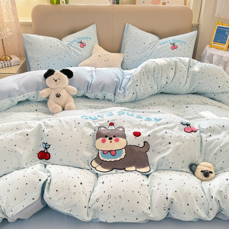 Children's Playful Bear-Themed Bedding Set