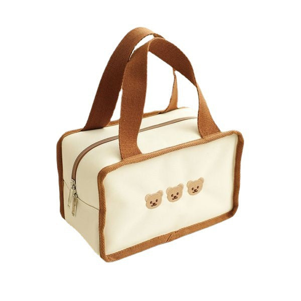 Canvas Children's Embroidered Bunny Tote Bag