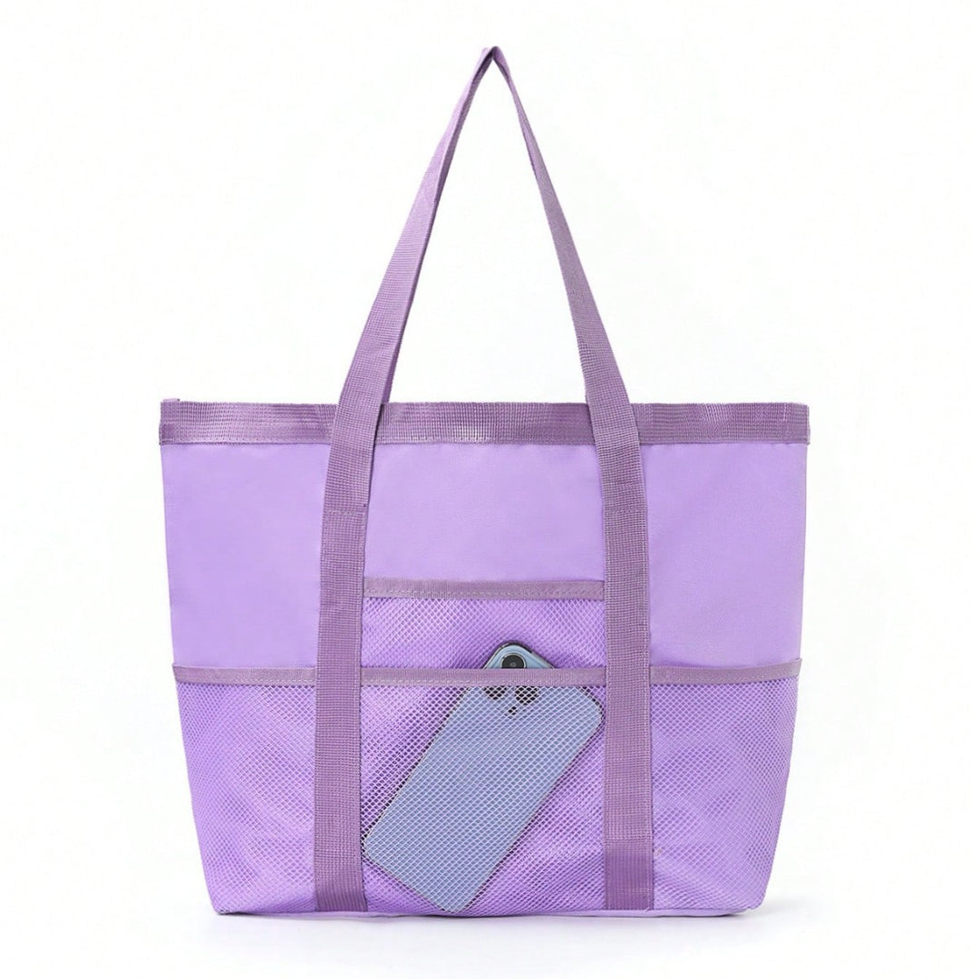 Padded shopping bag with side mesh pockets Stornfield