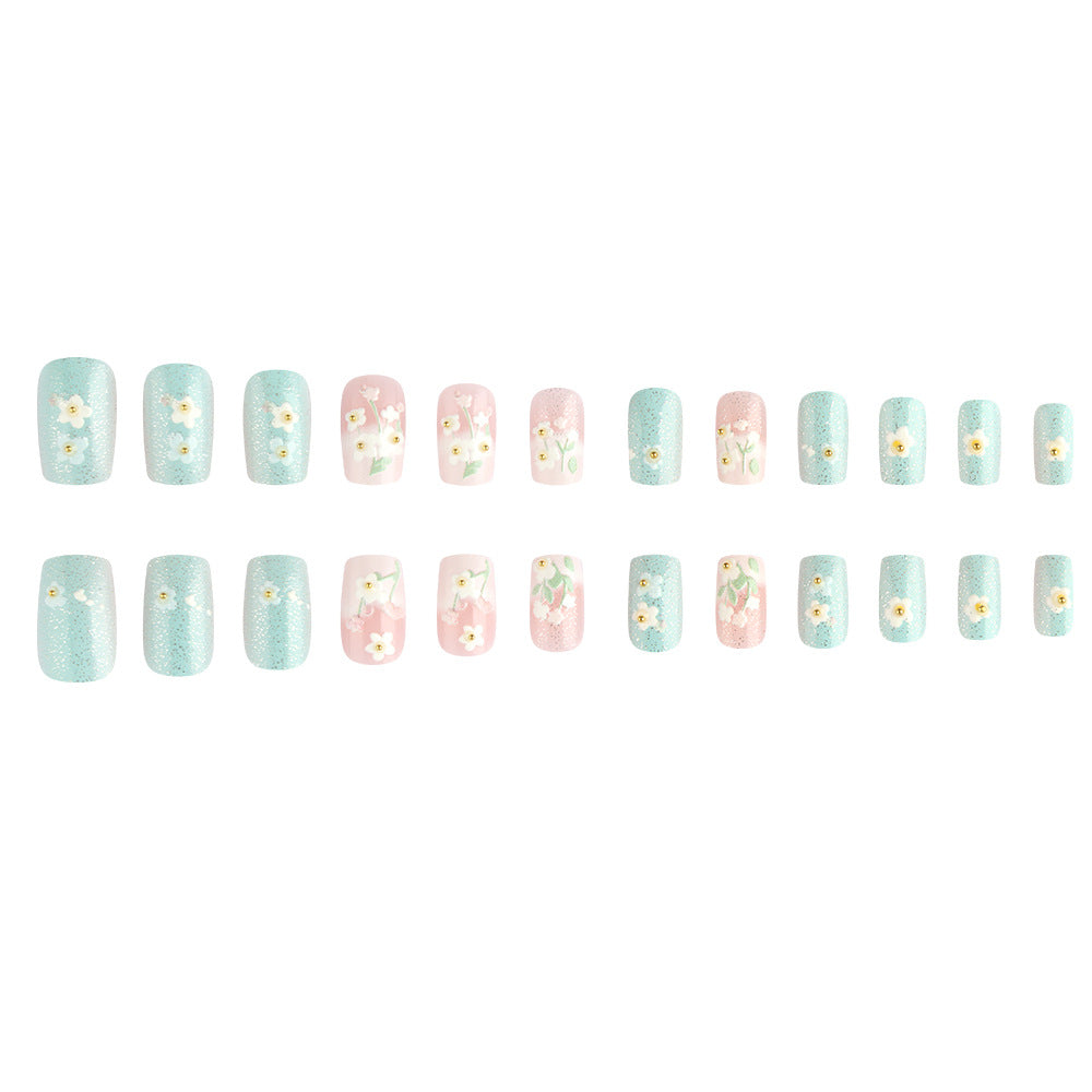 Floral Garden Press-On Nail Art Stornfield