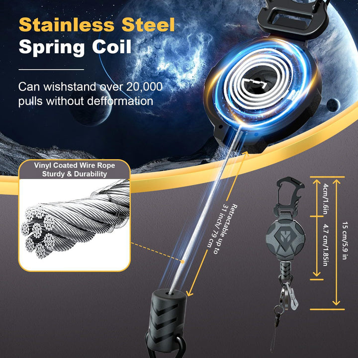 Keychain with retractable strap Stornfield