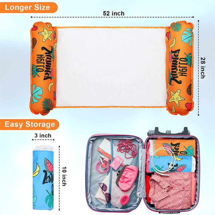 Women's inflatable lounger with transparent mesh Stornfield