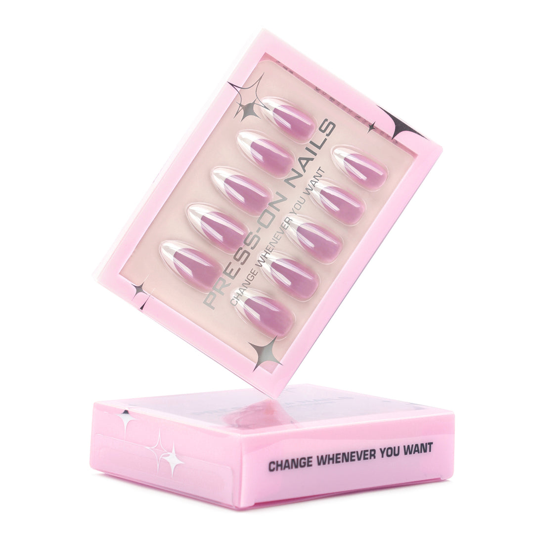 Artificial press-on nails with modern ombre effect Stornfield