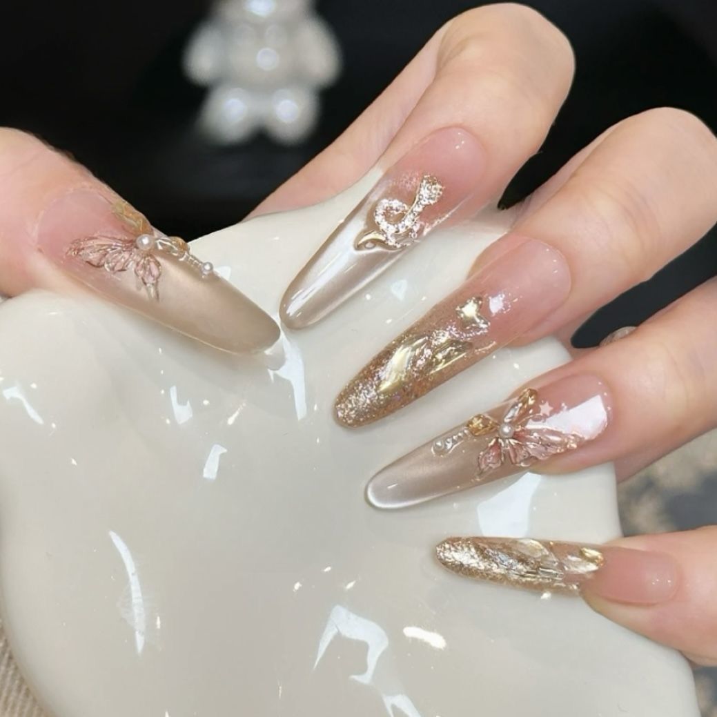 Decorative Press-On Nail Extensions Stornfield