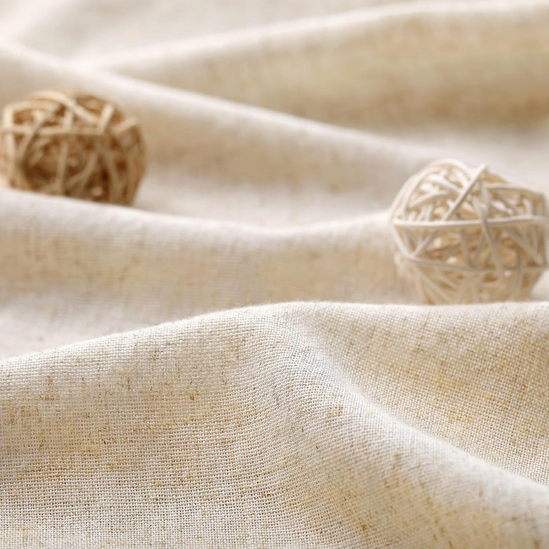 Textured Linen Effect Shower Curtain Stornfield