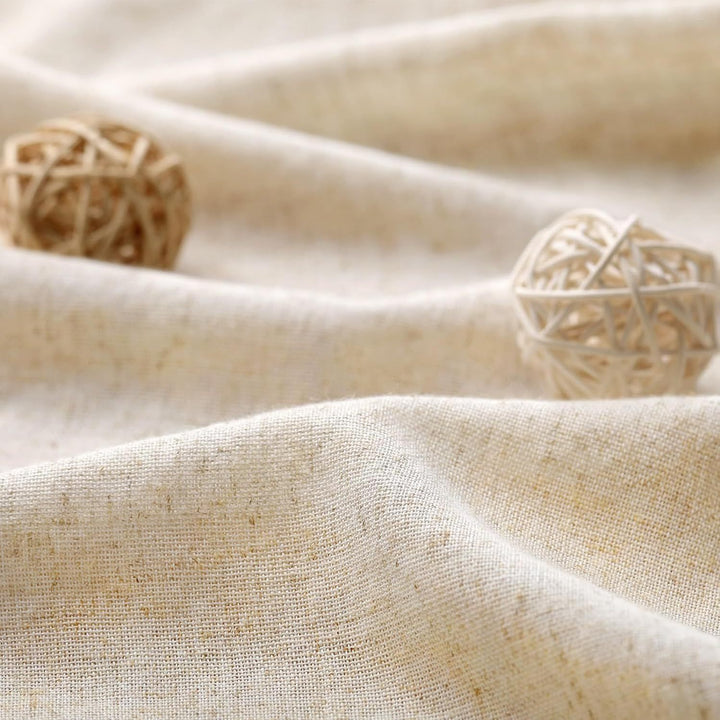 Textured Linen Effect Shower Curtain Stornfield