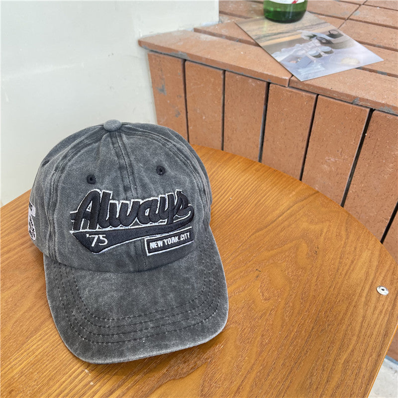 Men's Vintage-Inspired Distressed Cotton Baseball Cap Stornfield