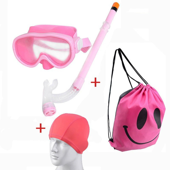 Diving goggles set with breathable snorkel and waterproof backpack Stornfield