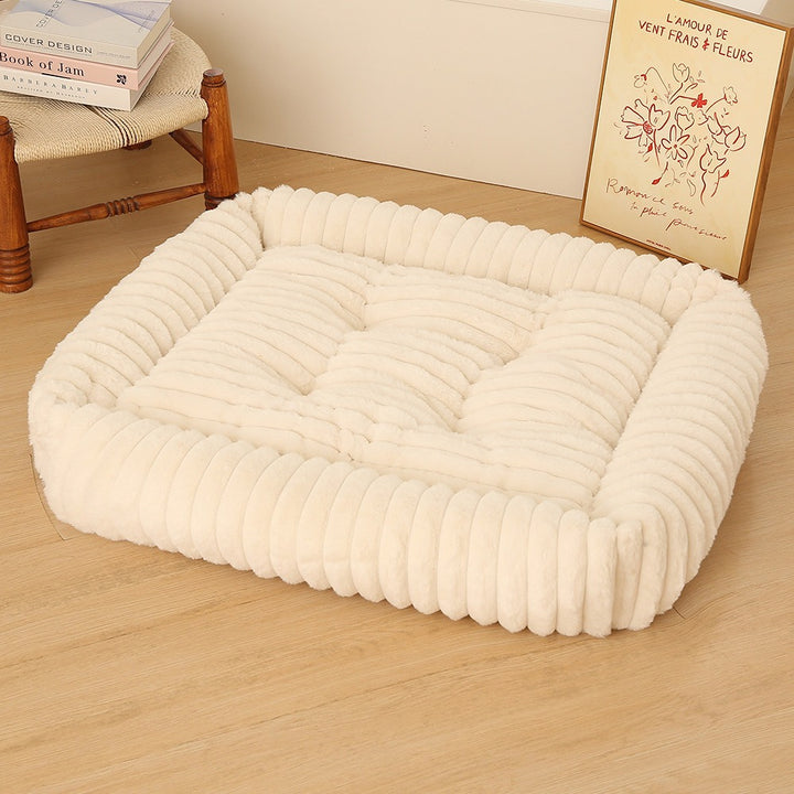 Women Plush Pet Bed with High Edge Stornfield