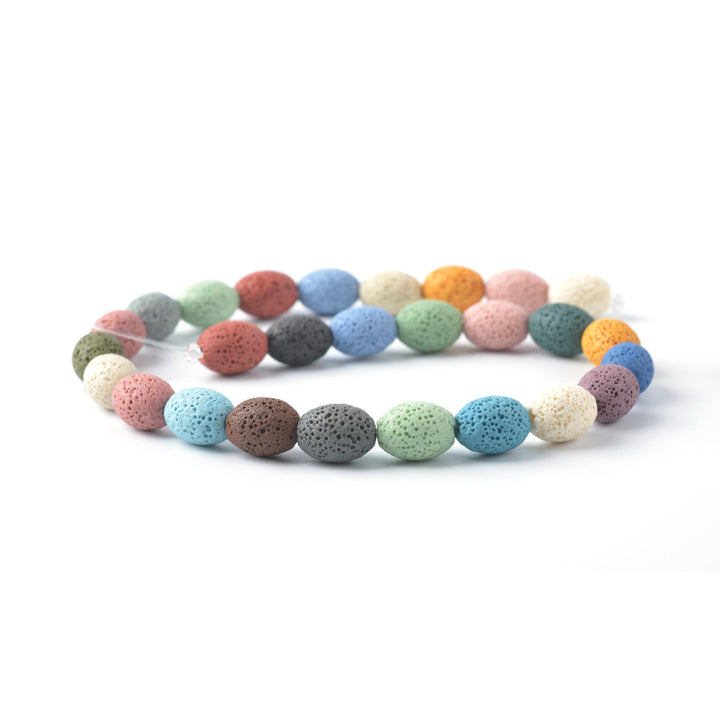Lava Stone Bead Necklace Stornfield
