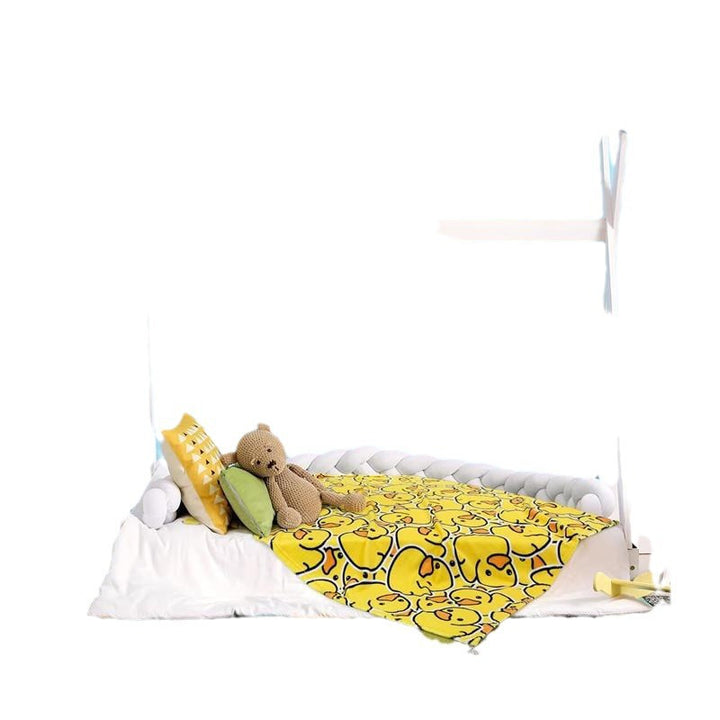 Duck-Themed Cozy Fleece Blanket