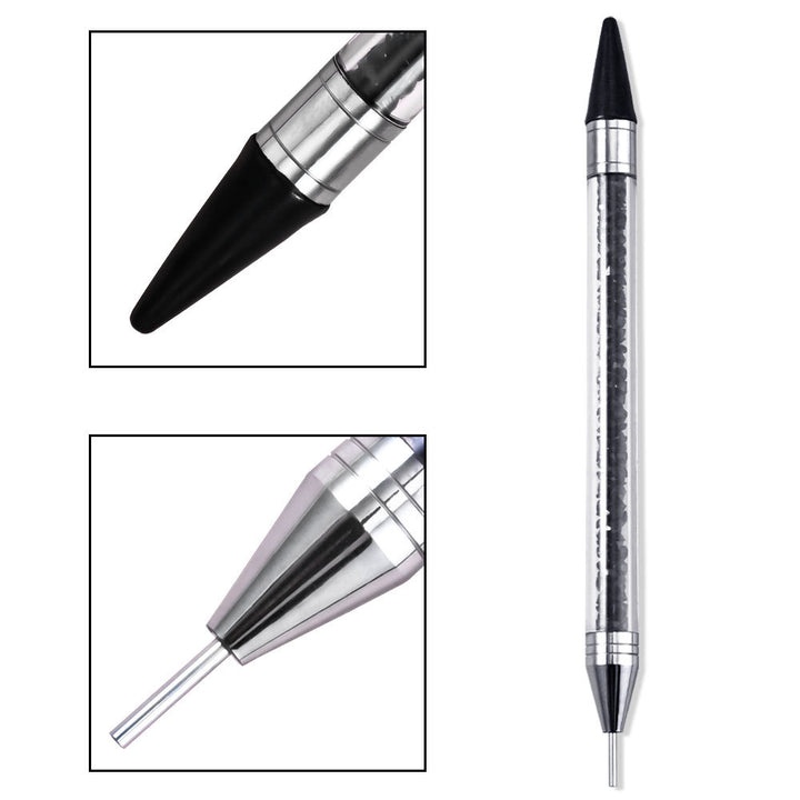 Professional Nail Art Detailing Brush with Crystal Handle Stornfield