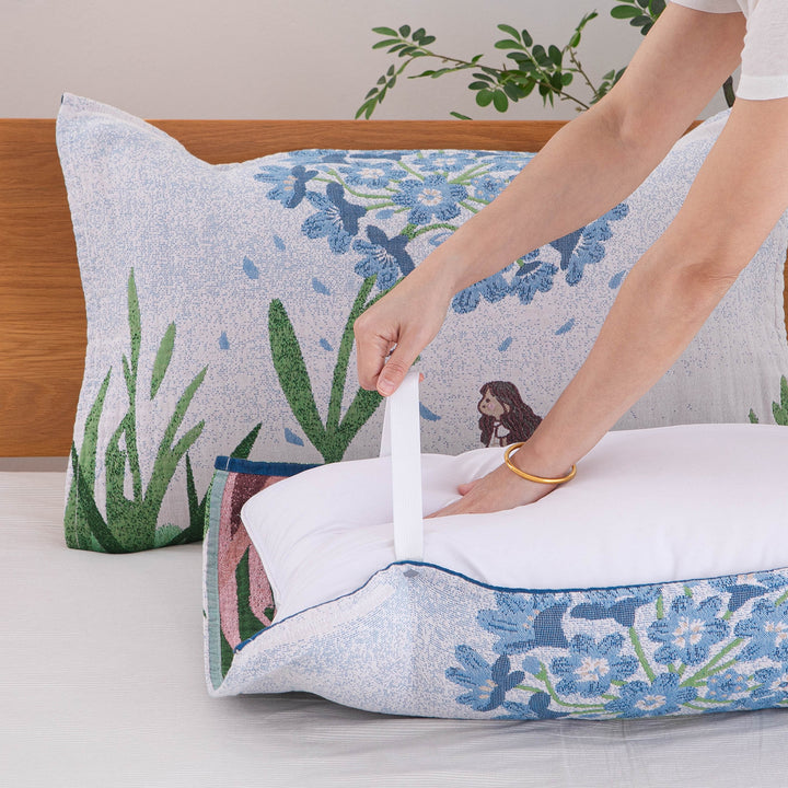 Women's pillow with removable cotton cover Stornfield