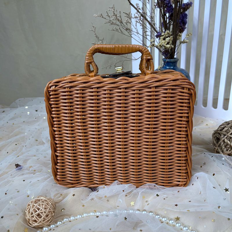 Women classic rattan handbag Stornfield