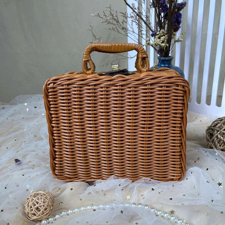 Women classic rattan handbag Stornfield