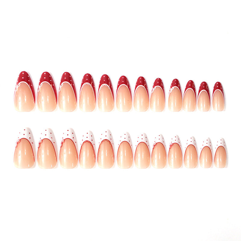 Artistic French Tip Nail Art Enhancements Stornfield