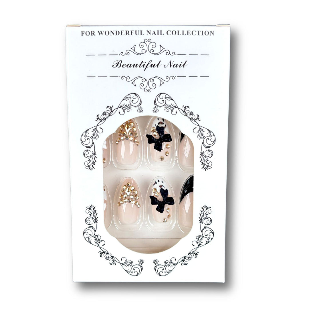 Elegant Decorative Press-On Nail Collection