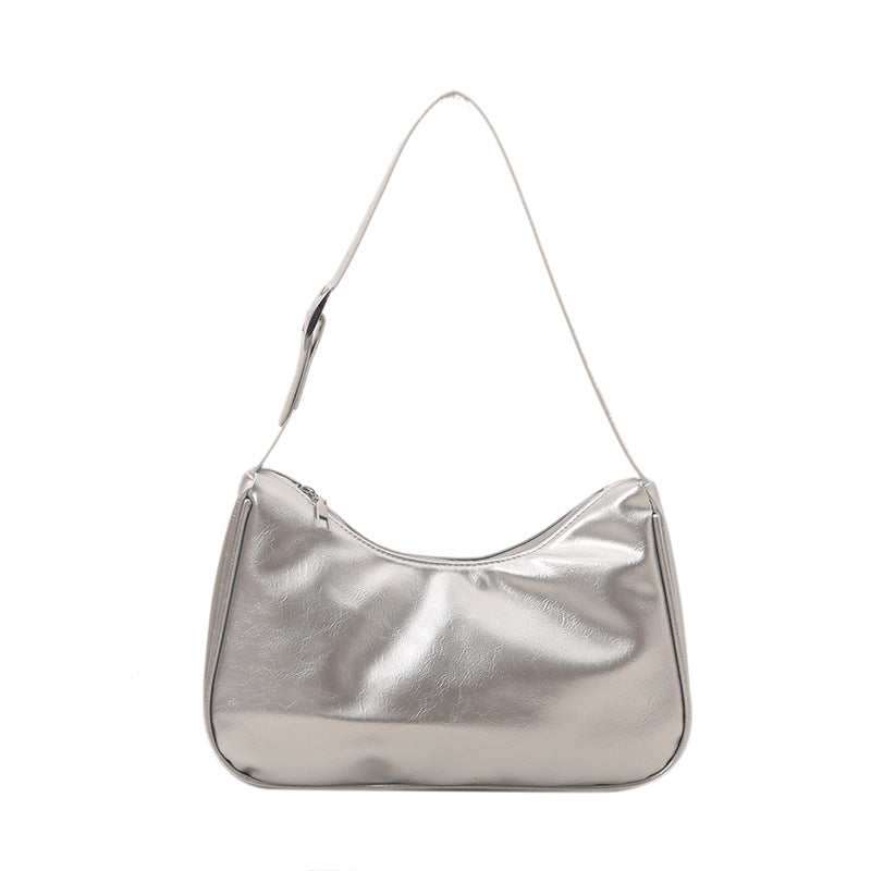 Vintage-Inspired Soft Patent Leather Handbag Stornfield