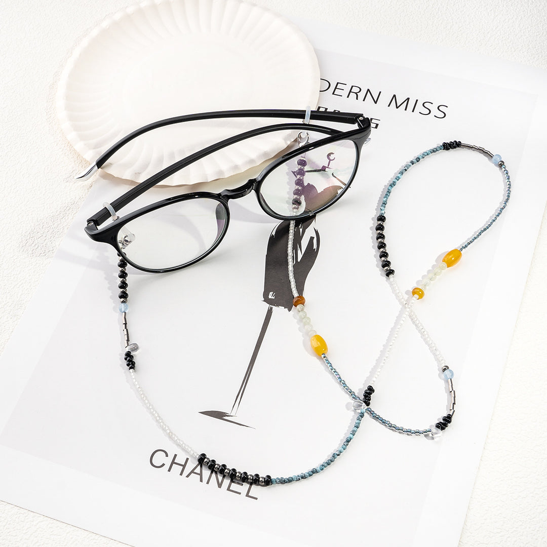 Handcrafted Beaded Eyewear Retainer Chain Stornfield