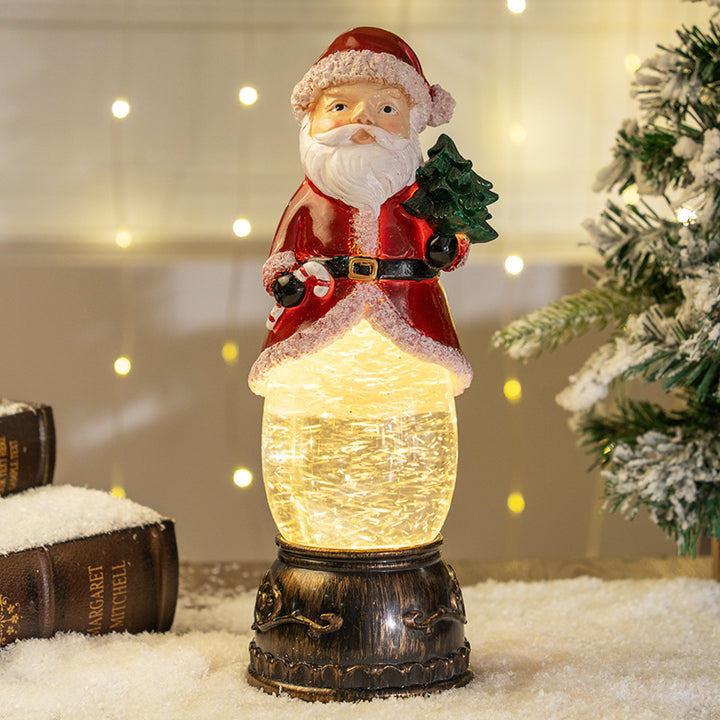 Light-Up Snowman Figurine