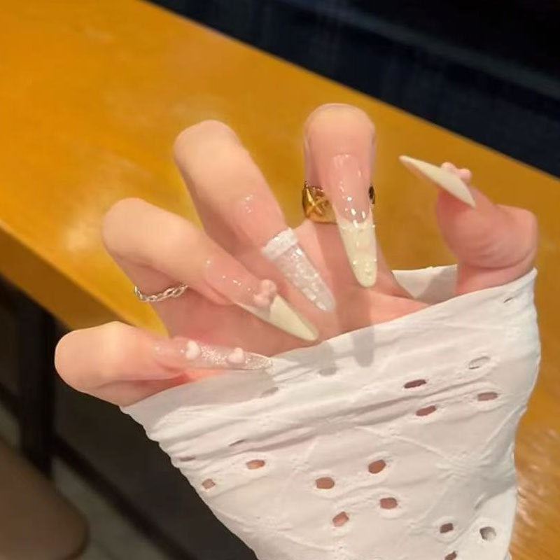 Artistic Long Stiletto Nails