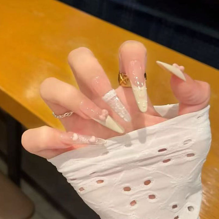 Artistic Long Stiletto Nails