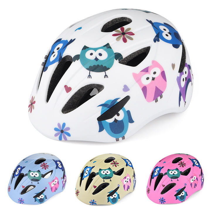 Children's Cute Animal Print Bicycle Helmet Stornfield