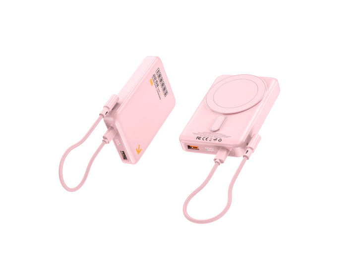 Portable power bank with inductive fast charging function and LED display Stornfield