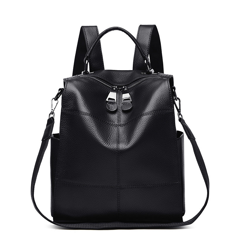 Versatile Multi-Functional Leather Backpack Stornfield