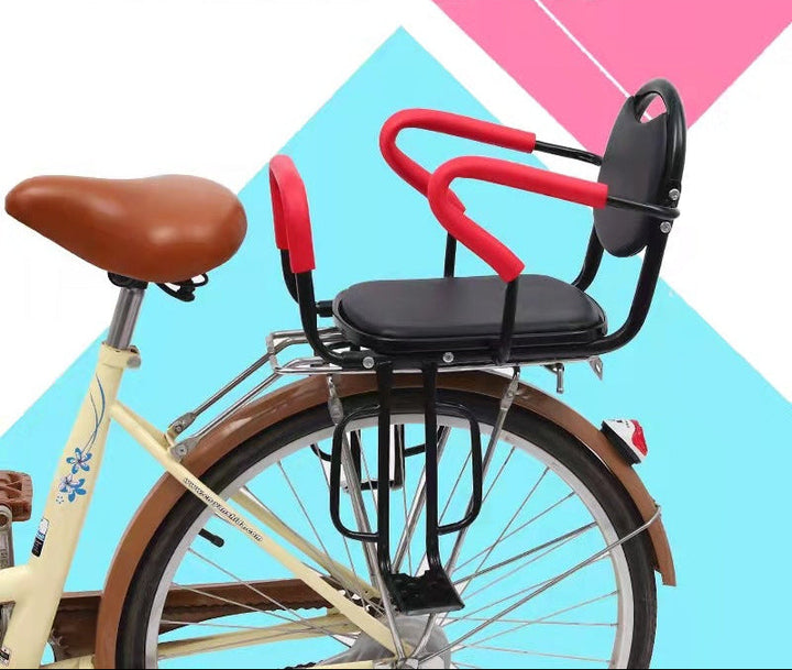 toddler safety bike seat with adjustable five-point harness padded armrests and footrests Stornfield