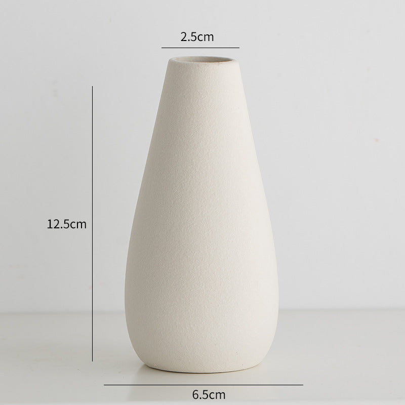 Minimalist Matte Ceramic Flower Vase Stornfeild
