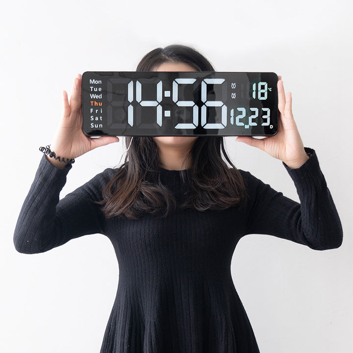 Digital wall clock with multifunctional LED display Stornfield
