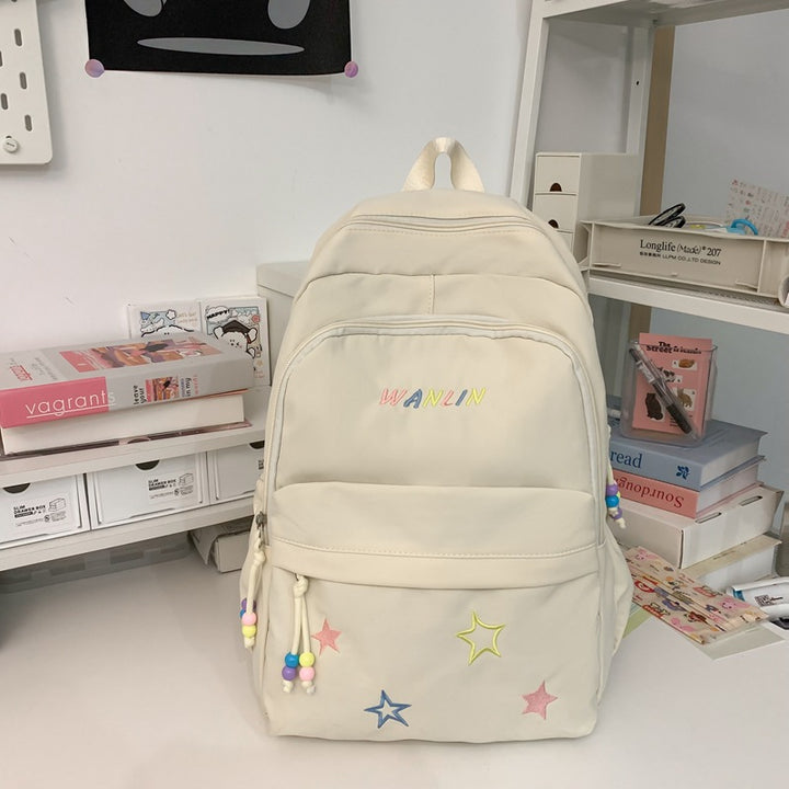 Playful Star-Embellished Backpack Stornfield