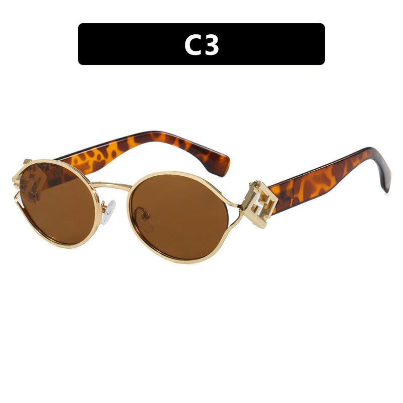 Ladies fashionable sunglasses with elegant metal frame and UV protection Stornfield