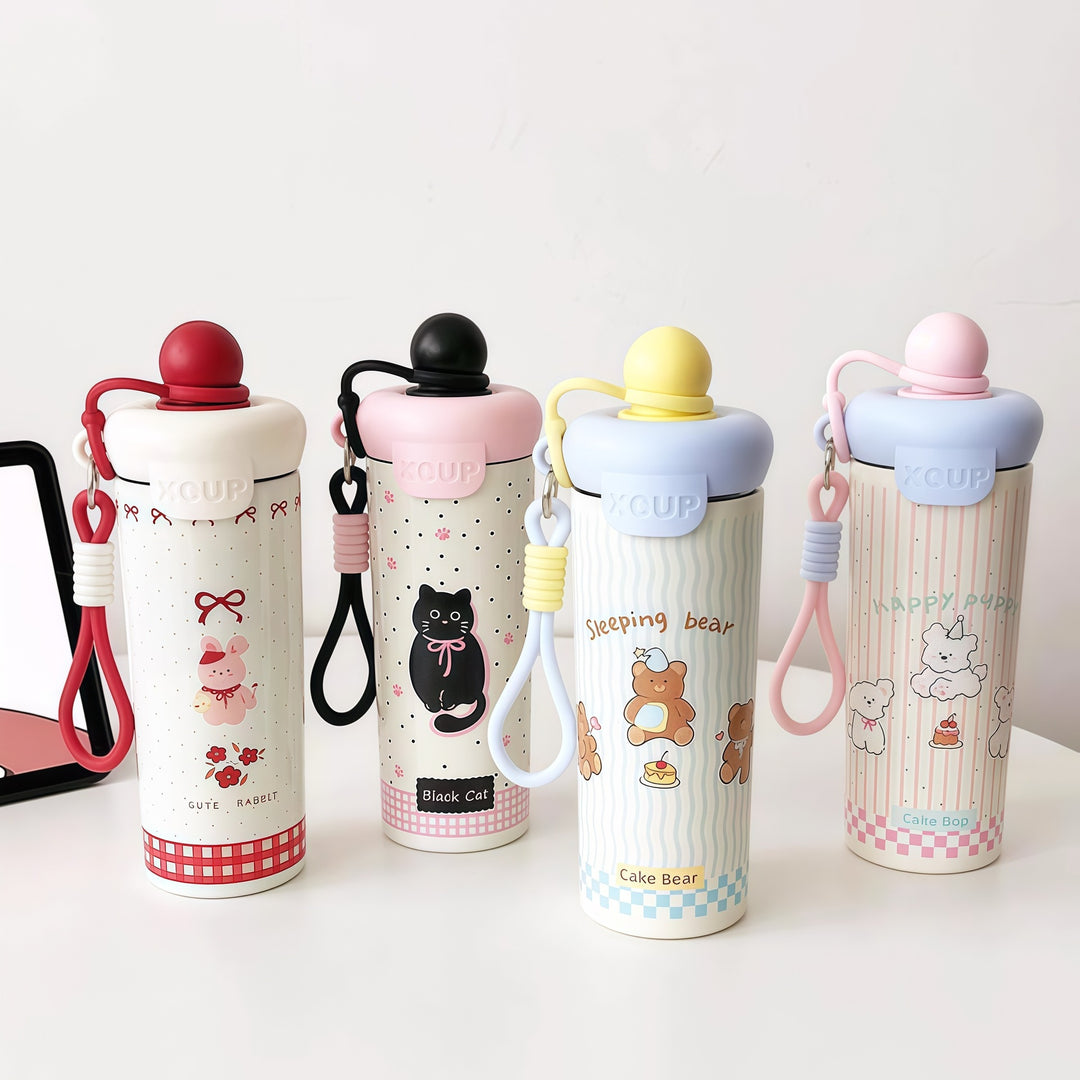 Ladies leisure drinking bottle with cute cat design Stornfield