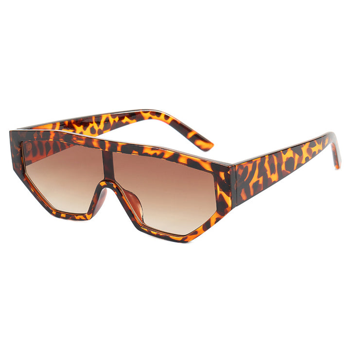 Ladies fashionable sunglasses in animal fur look Stornfield