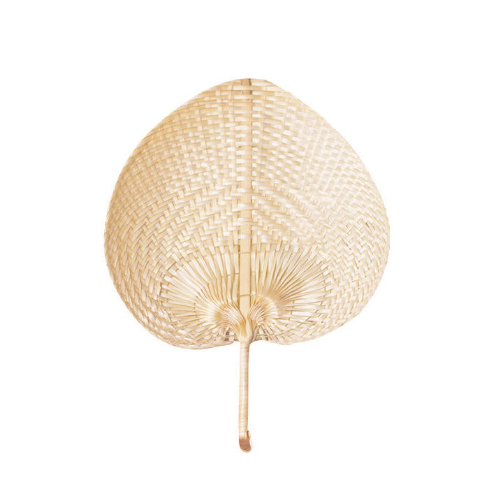 Women hand-woven fan made of natural material Stornfield