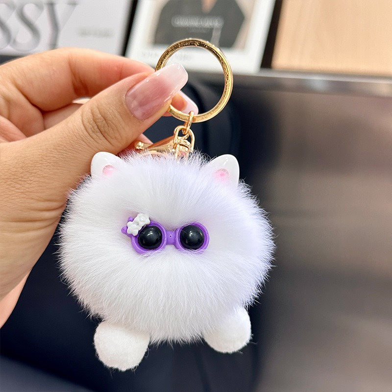 Furry Cat Plush Keychain Stornfield