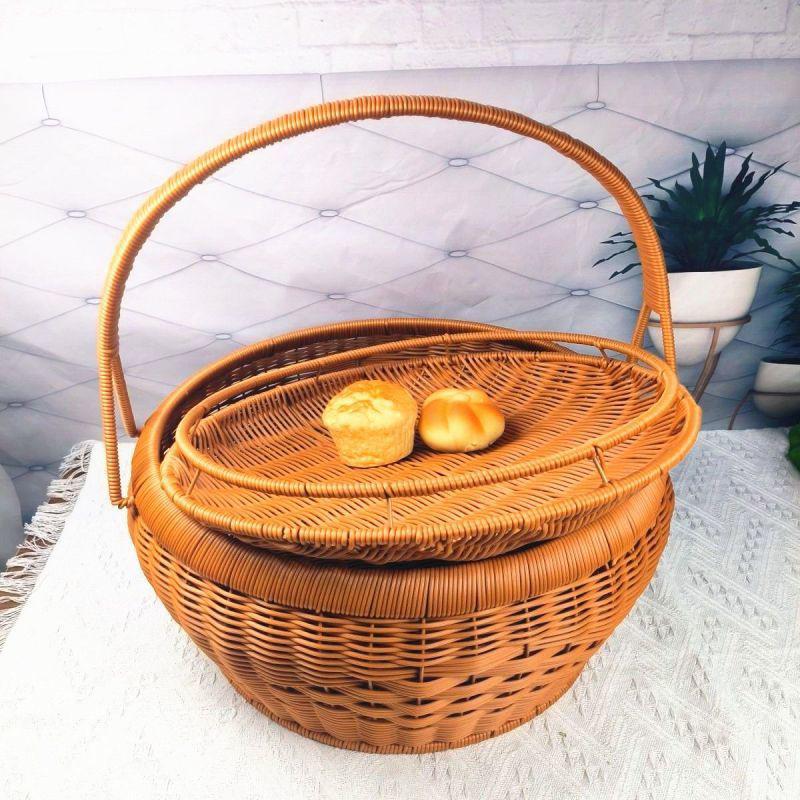 Woven Picnic Storage Basket Stornfield