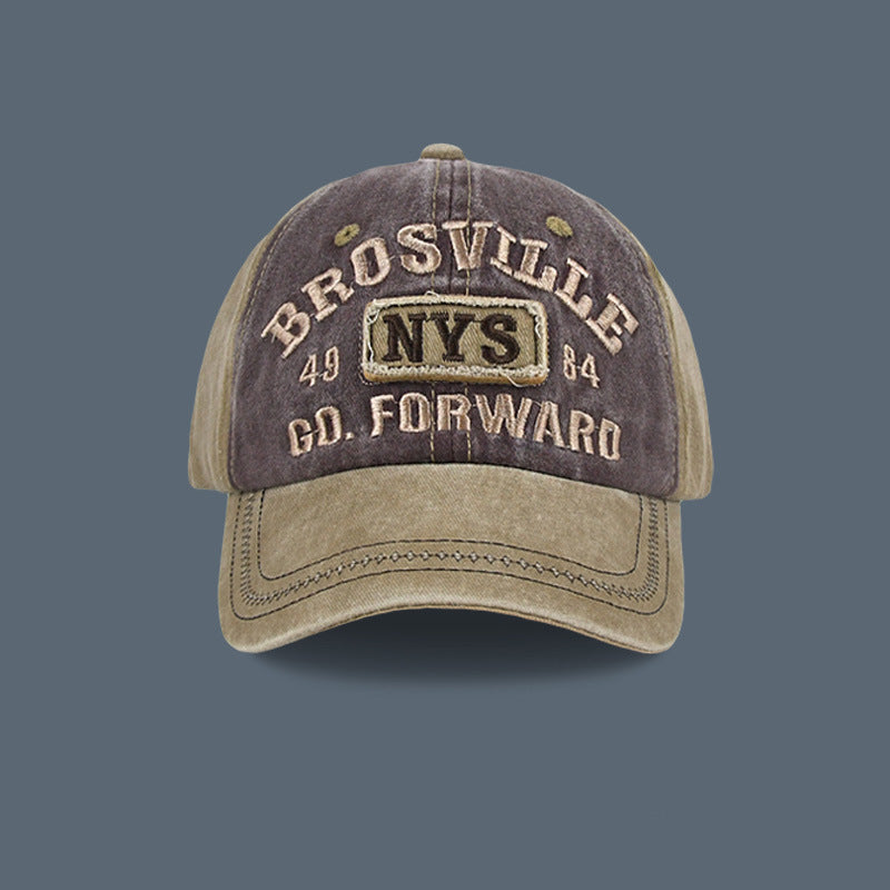 Vintage-Inspired Distressed Baseball Cap