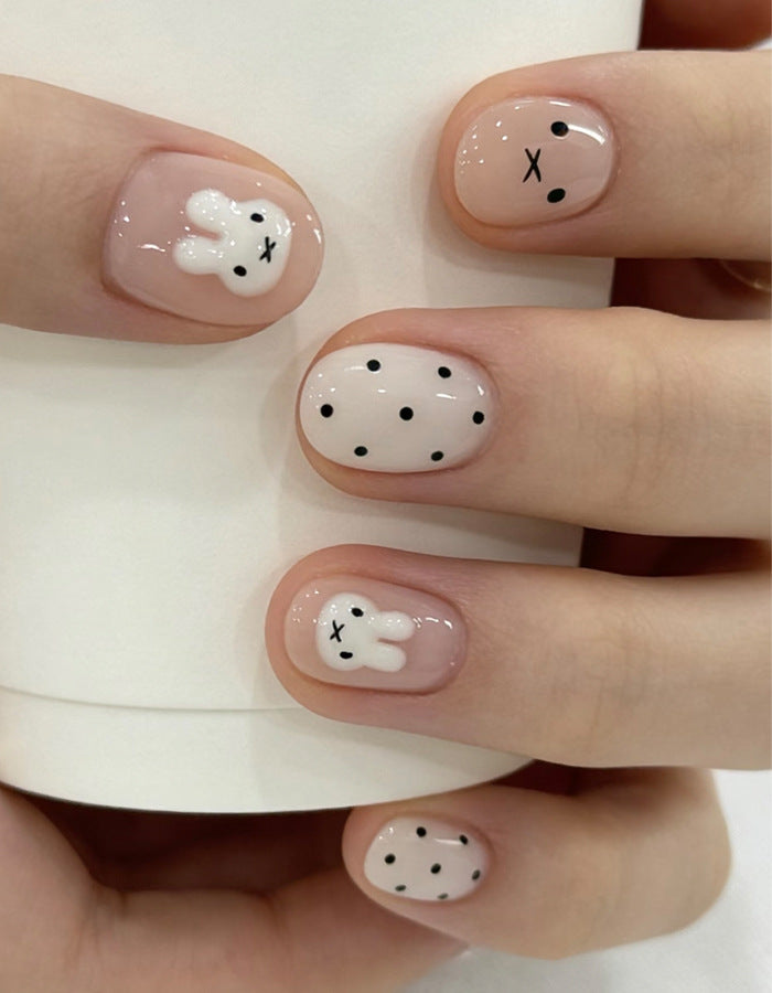 Cute Character Press-On Nail Set Stornfield