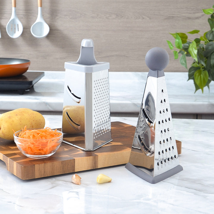 Versatile stainless steel grater with ergonomic handle Stornfield