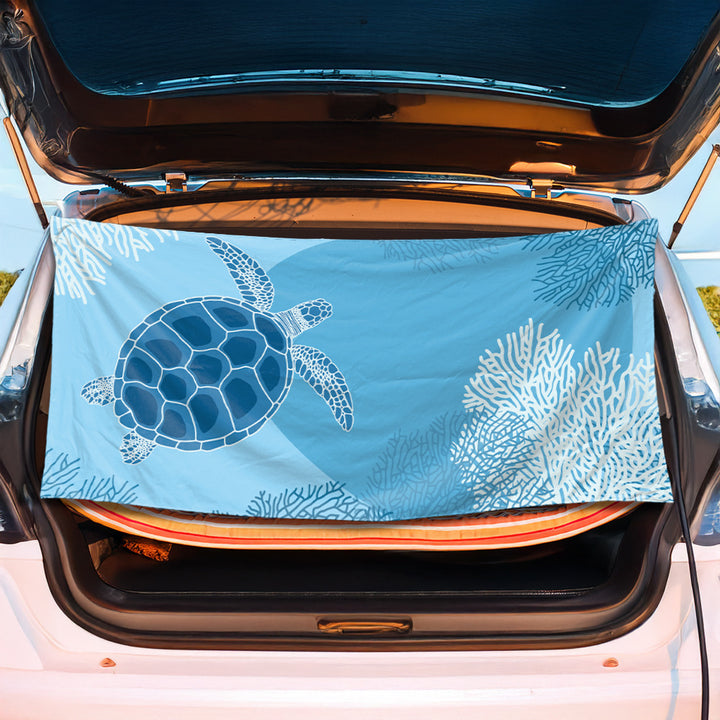 Beach blanket with cheerful summer motif Stornfield
