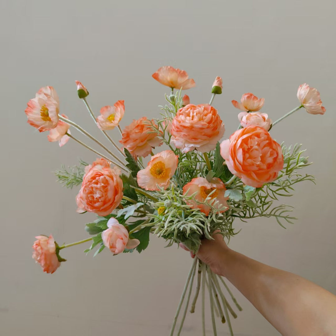 Lifelike Floral Bouquet Arrangement